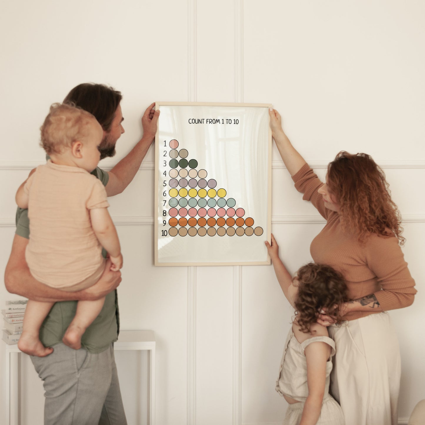 Educational 1-10 Counting Poster for Nursery & Classroom