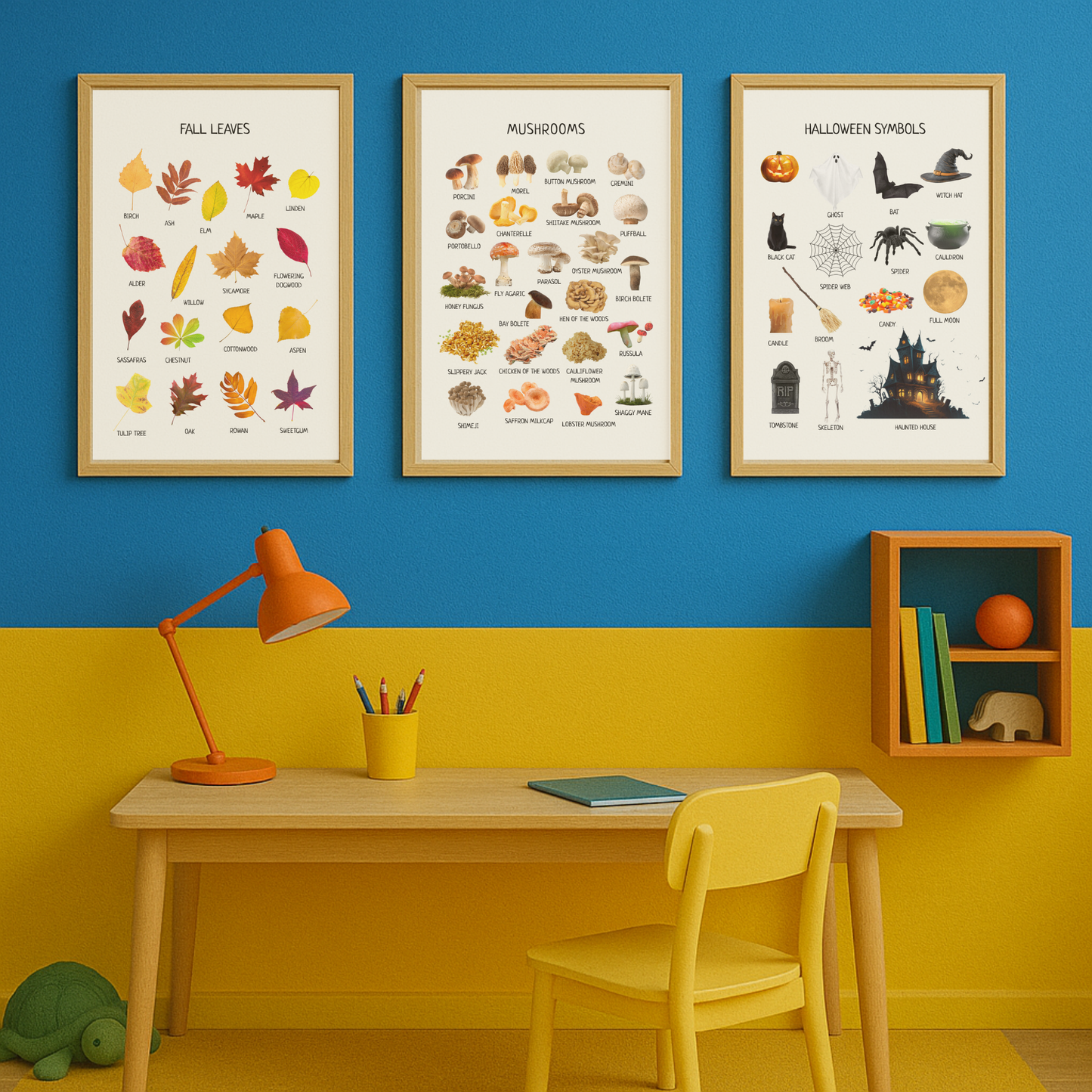 Halloween Poster – Educational Learning Printable Wall Decor Poster