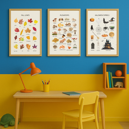 Halloween Poster – Educational Learning Printable Wall Decor Poster