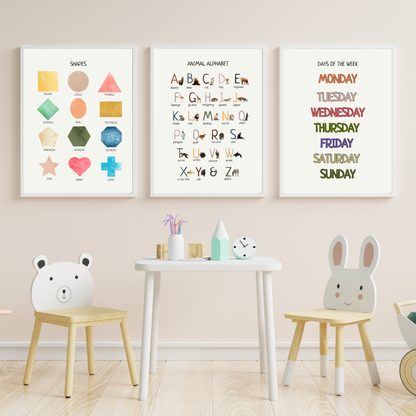 Custom Poster Bundle - Pick Your Own Learning Prints 12“x16” (bundle of 6)