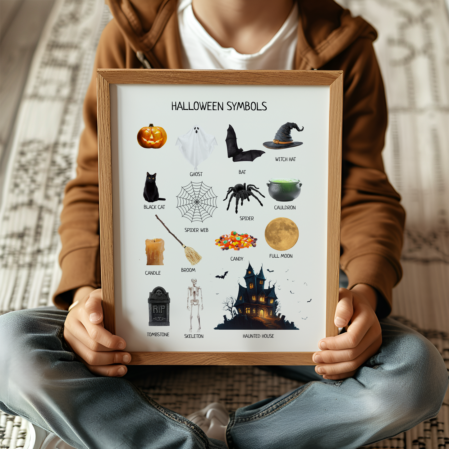Halloween Poster – Educational Learning Printable Wall Decor Poster