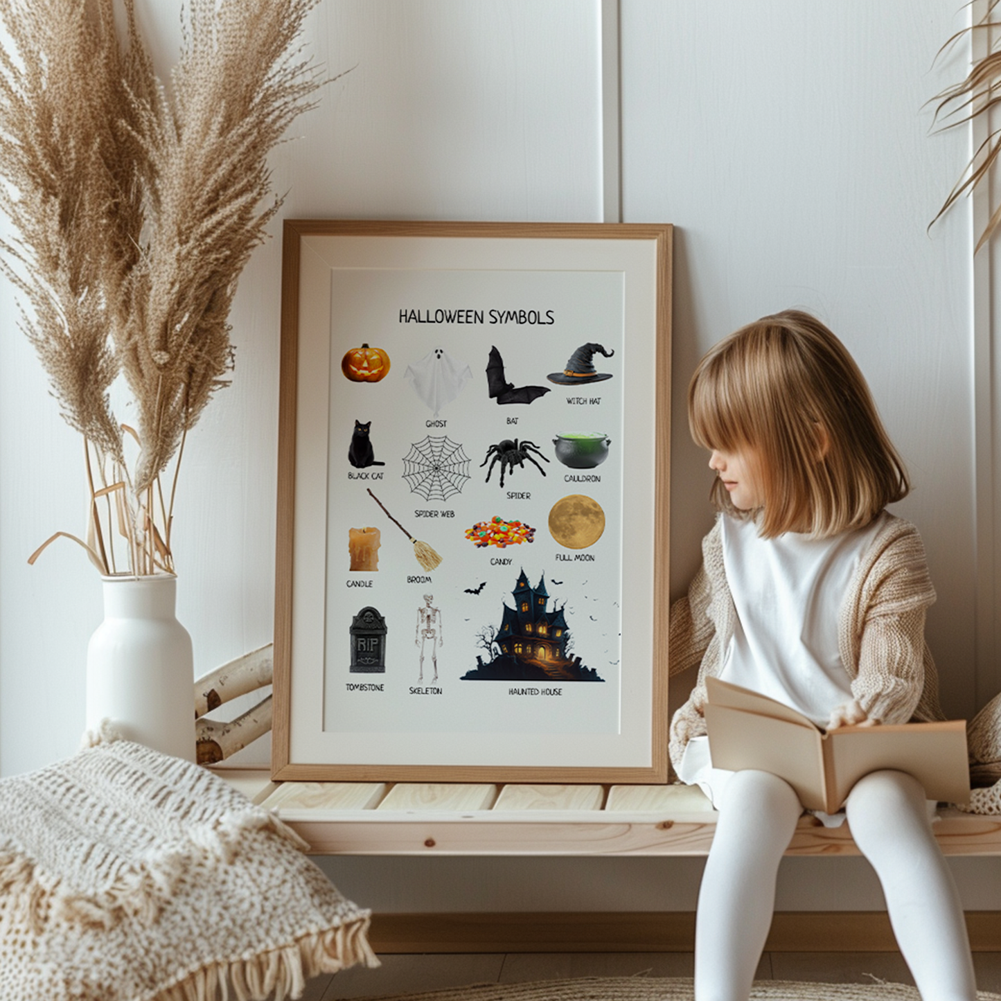 Halloween Poster – Educational Learning Printable Wall Decor Poster