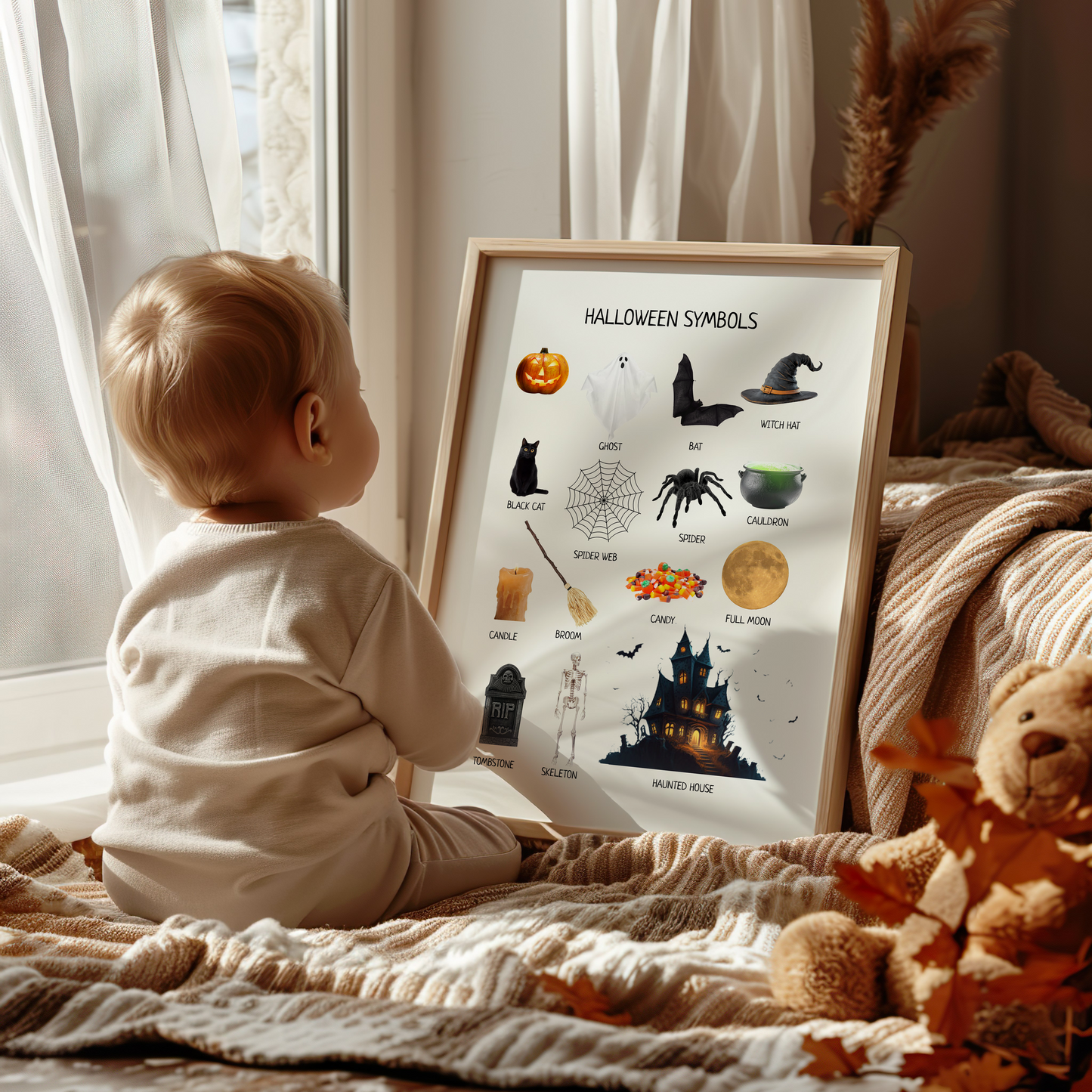 Halloween Poster – Educational Learning Printable Wall Decor Poster