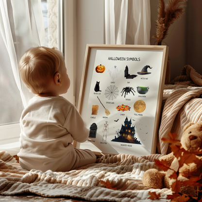 Halloween Poster – Educational Learning Printable Wall Decor Poster