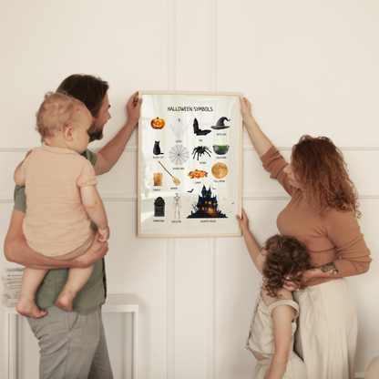 Halloween Poster – Educational Learning Printable Wall Decor Poster