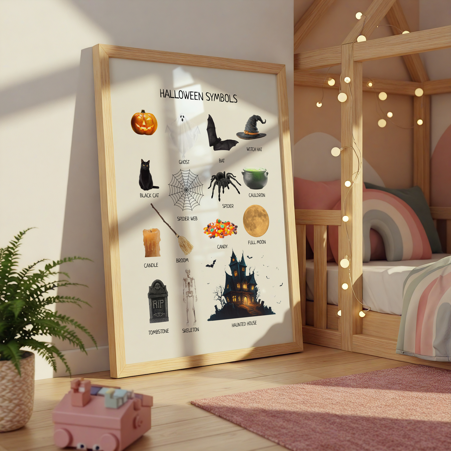 Halloween Poster – Educational Learning Printable Wall Decor Poster