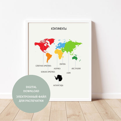 continents poster