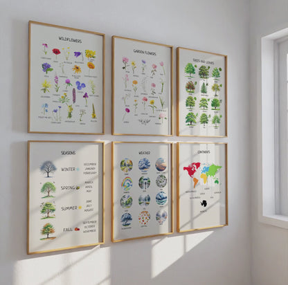 Custom Poster Bundle - Pick Your Own Learning Prints 12“x16” (bundle of 10)