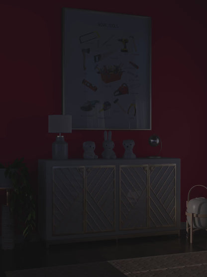 Work Tools Poster – Educational Wall Art for Kids