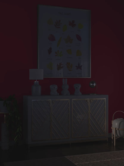 Fall Leaves Poster – Educational Nature Wall Art Print