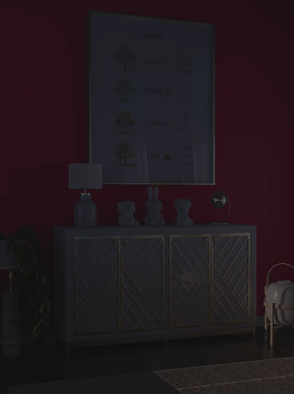 Seasons Poster – Educational Weather & Nature Wall Art Print