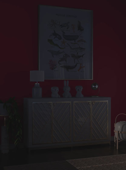 Обучающий плакат "Морские животные" | Marine Animals Educational Poster in Russian, Montessori Printable Learning Poster